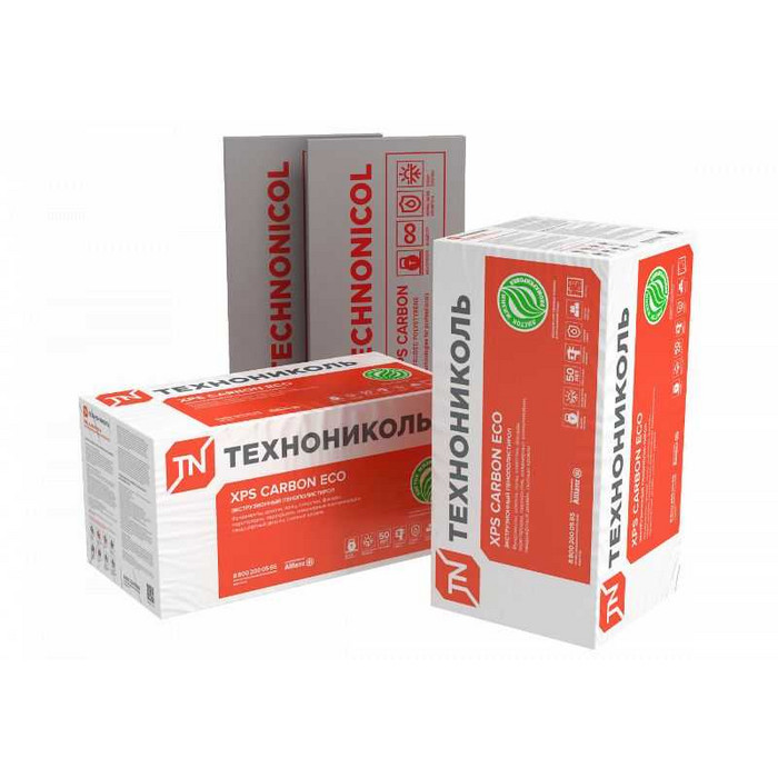 Экструдированный пенополистирол Технониколь XPS CARBON ECO 40х580х1180-L